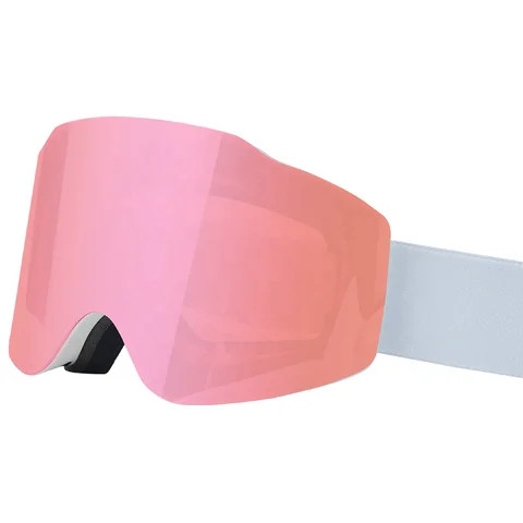 Buy Adult Oem Snow Goggles Sport Magnetic Black Ski Goggles Rimless ...