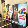 Advertisement Exhibition Retractable Display Stand roll up banner 80*180cm