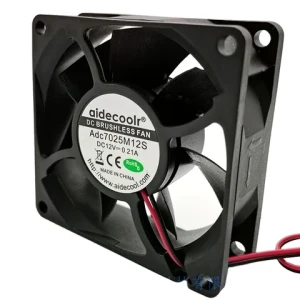 Aidecoolr  70*70*25mm 3000/rpm black fan axial brushless 12v dc cooling fan