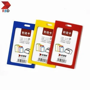  china supplier new products color B8 vertical id badge holders