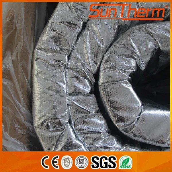 Alumina foil faced fire production use ceramic fiber blanket with high aluminum