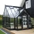 Import aluminium glass garden rooms / portable sunroom / garden house from China