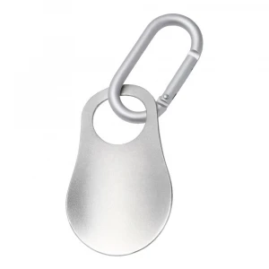 Aluminium small shoe horn with key chain