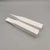 Aluminosilicate ceramic fibre caster tip and nozzle board components for rolling aluminum sheet making