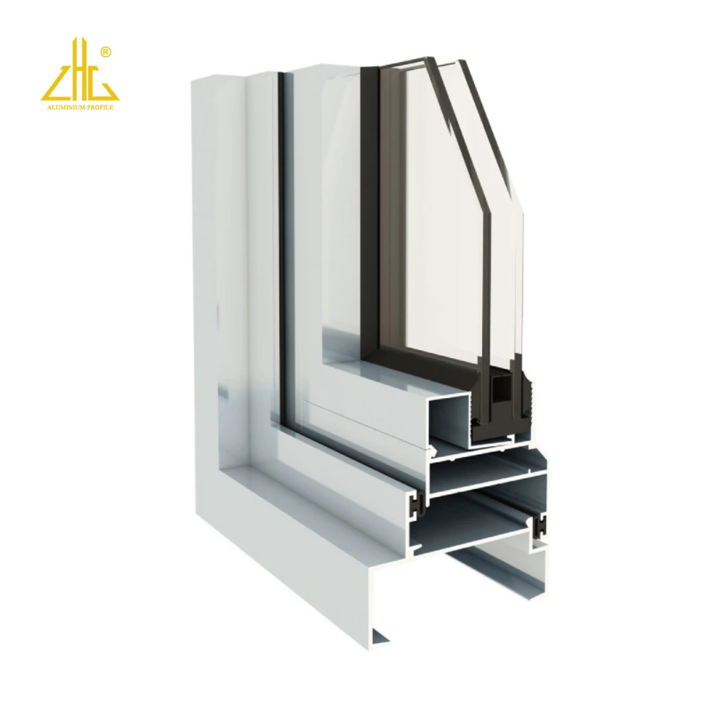 Aluminum Glass Garage Door Frame Profile / Aluminium Glass Door Extrusion