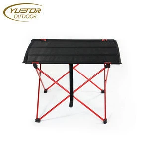 Aluminum+Oxford Cloth Outdoor Camping Folding Table  For Picnic BBQ