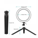 Amazon Hot Sale 10 Inch Makeup Ring Light LED Circle Selfie Ring Light With Cell Phone Holder