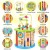 Import Amazon hot sale multi function montessori wooden activity cube box toy educational wooden bead maze abacus fishing toys for kids from China