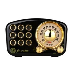 Amazon Popular Pink Mini MP3 Player Gift Vintage Dial FM Radio Bass Bluetooth 4.2 Wireless Retro Speaker with TF Card Slot