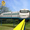 Amusement park equipment sightseeing monotrack monorail train