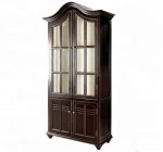 Antique vintage rustic french style furniture solid wood buffet hutch dining room sideboard