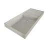 Artificial Stone Acrylic Resin Beige Bathroom Cabinet Wash Basin Vanities Countertop Sink