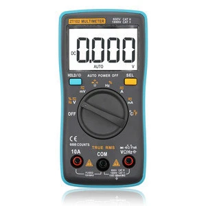 Auto Range 600V 10A Mini Pocket AC DC TRUE RMS Digital Multimeter Temperature Testing
