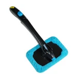 Auto Window Cleaner Windshield Windscreen Microfiber Car Wash Brush Dust Handle Car Cleaning Tool Car Care Glass Towel