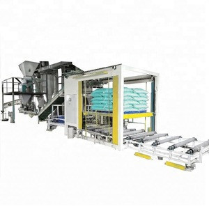 Buy Automatic Stacking Pallet Packaging Line Industrial Palletizing ...