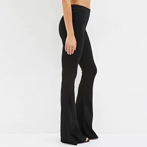 B31606A 2016 Wholesale Custom High Quality Plain Casual Loose Long Women Pants
