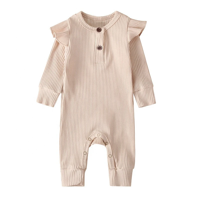 baby newborn girl clothes cotton long sleeves rompers toddlers pajamas newborn baby sleepwear