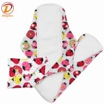 Bamboo Dry and Soft Surface Absorption Reusable Menstrual Women Sanitary Pad