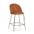 Import Bar furniture velvet  bar stool chair  with metal legs Comfortable and durable from China