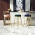 Import Bar Stool New Home Tall Nordic Luxury Gold Velvet Kitchen Leather Counter High Modern Cheap Furniture Chair Stool Bar With Back from Pakistan