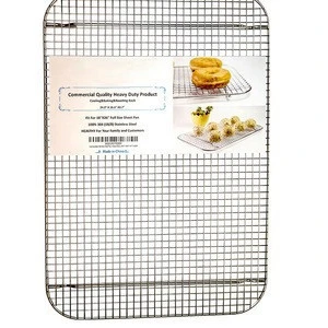 Barbecue Grill Net Stainless Steel 304 Large Rectangle BBQ Grate