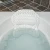 Bath Pillow Pvc Color Feature Eco Ergonomic Bathtub Cushion For Neck Head Shoulders Model With Strong Suction Cups
