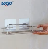 Bathroom Shelf Self Adhesive Removable No Residue Waterproof Washable Shower Storage Shelf withTowel Bar Shelf