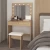 Import Bedroom girl mirror dressing table organizer wooden LED kids dressing table design from China