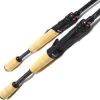 Best fishing rod 2 section 99% pure carbon spinning rods