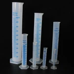 Best quality excellent performance clear plastic measuring cylinder 100ml