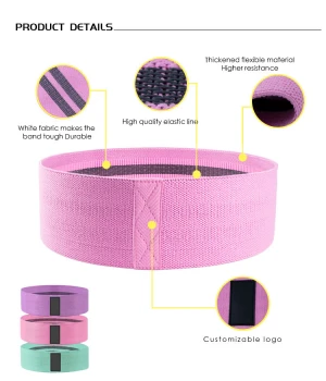 Best Sell Wholesale Fitness Oem Odm Fabric Resistance Workout Booty Band Hip Circle