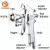 Import Best Selling Good Price 400ML Cup Volume Portable Gravity Air Painting Machine HVLP Mini Spray Paint Gun from China