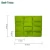 Import Best-Today  Felt Plant Vertical-Planter-pocketss Flower Greening Project Plant Wall Root Control Bag,Black,36 Po from China