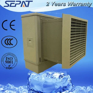 big airflow window mounted industrial evaporative air cooler for commercial area