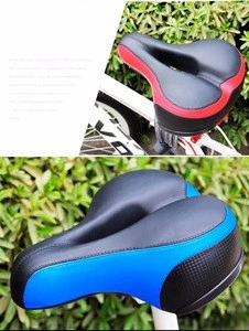 Bike Seat MTB Bike Saddle Dual Spring Comfort Bicycle Saddle with Central Relief Zone Dual Shock Absorbing Ball Mountain