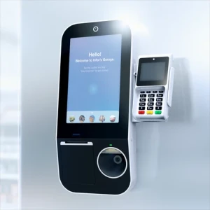 Bill Self Order Self Payment Touchscreen Kiosk With Card Reader Scanner And Printer For Mcdonalds