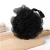 Import Black bamboo Bath Loofahs Sponge Shower Charcoal  Body Scrubber Ball Mesh Pouf Bath Sponge from China