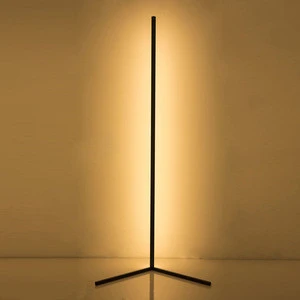 Black Led Corner Lamor Floor Lamp for home or hotel standing lamp