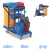 Import Blue multifunction janitor cart cleaning property supermarket guest room hotel commercial service tool cart from China