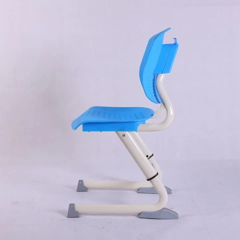Blue school desk and chair set Metal school desk and chair popular school furniture