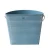 Import Blue Semicircle Shape Power Coated metal garden pot from China
