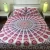 Import Bohemian Block Printed Bed Sheet /Bed Spread Hippie Mandala Indian Tapestry, Cotton Mandala Bed cover from India