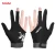 Import boodun Custom Logo Pool Accessories Three Fingers gloves Wear Resistant Shooter Pool Cue Stick snooker 3 finger Billiards Gloves from China