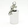 BPA Free Stainless steel 1oz Mini Keychain Hip Flask with Mirror Finished