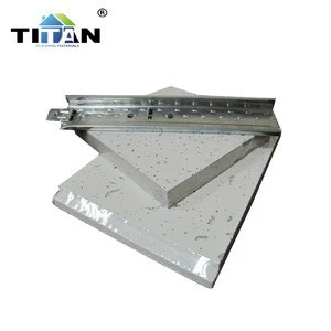 Building Materials 60x60cm Mineral Fiber Acoustic Ceiling Tiles 600mm x 600mm