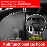 Car Interior Accessories Rear Seat Hooks Interior Kits Accessories Storage Seat Headrest Hooks