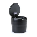 Car Smokeless Cigarette Portable Cup Holder Steel Mounted Vehicle Ashtray