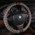Import Car steering wheel cover four seasons universal personality fashion non-slip Linen material car accessory from China