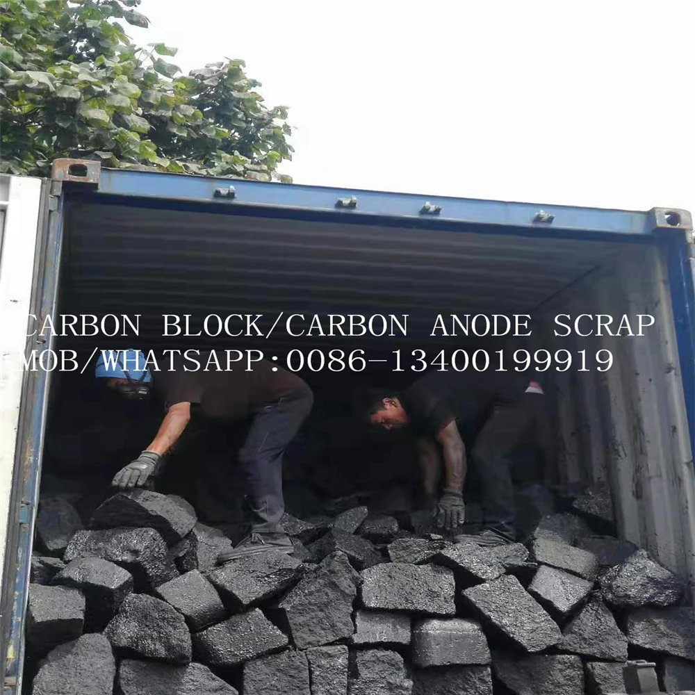 carbon anode scrap for copper smelting 200-500mm