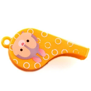 Cartoon stick animal character colorful baby whistle toys